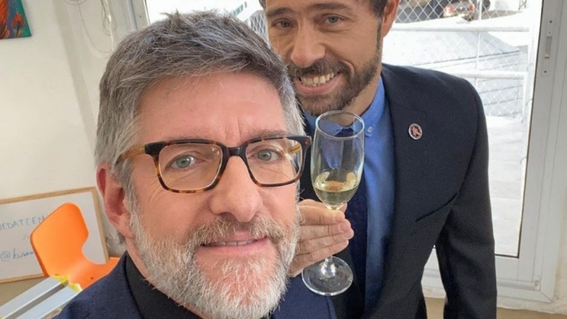 La historia de amor de pel�cula de Luis Novaresio y su actual marido