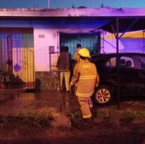 Una mam&aacute; y sus hijas despertaron con la peor postal: desastre total