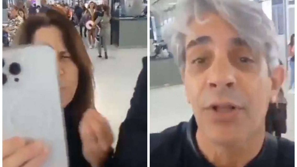 Pablo Echarri y Nancy Duplaa quisieron irse del pa�s y se comieron tremendo escrache