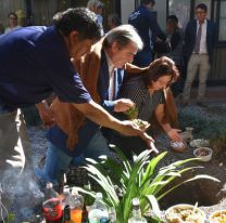 Pachamama en la Legi: diputados le dieron de comer a la "madre tierra"