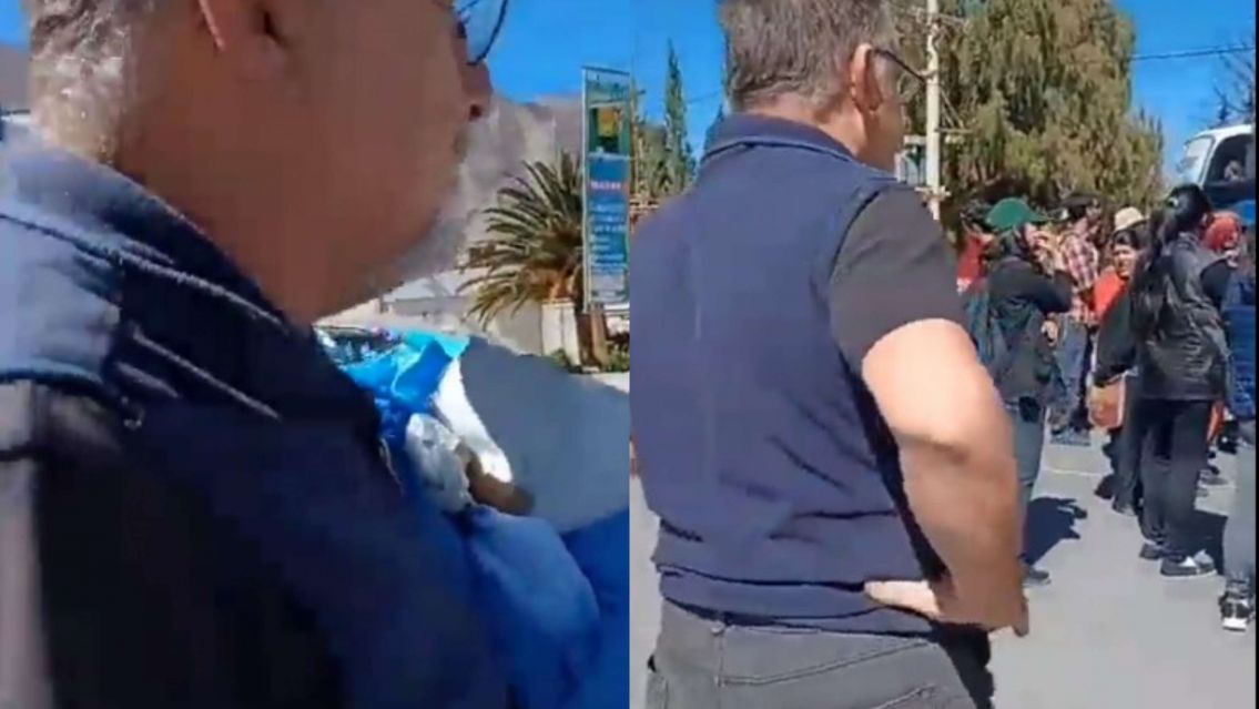 Incidentes en Tilcara: Quiso izar la bandera Argentina y lo sacaron corriendo