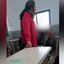 Video: docente de Córdoba insultó a Milei en plena clase y a los gritos