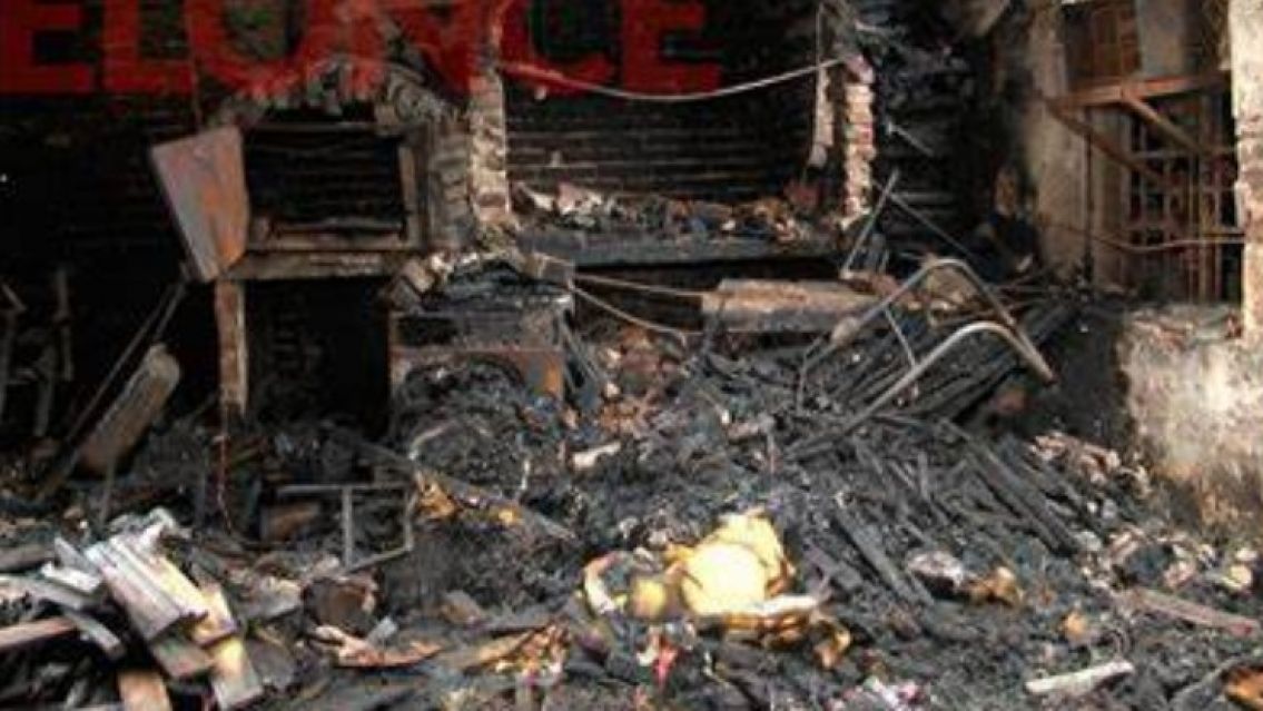 Jujeño resultó herido en el incendio de un taller