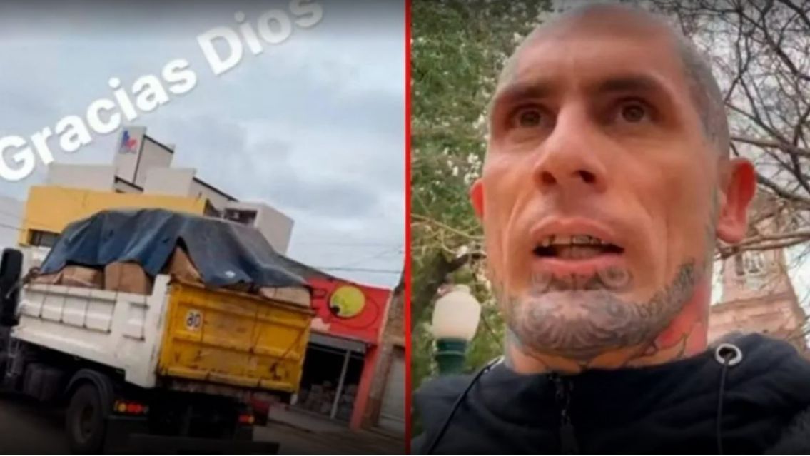 El cantante de Ke Personaje llenó un camión de juguetes y salió a repartirlos