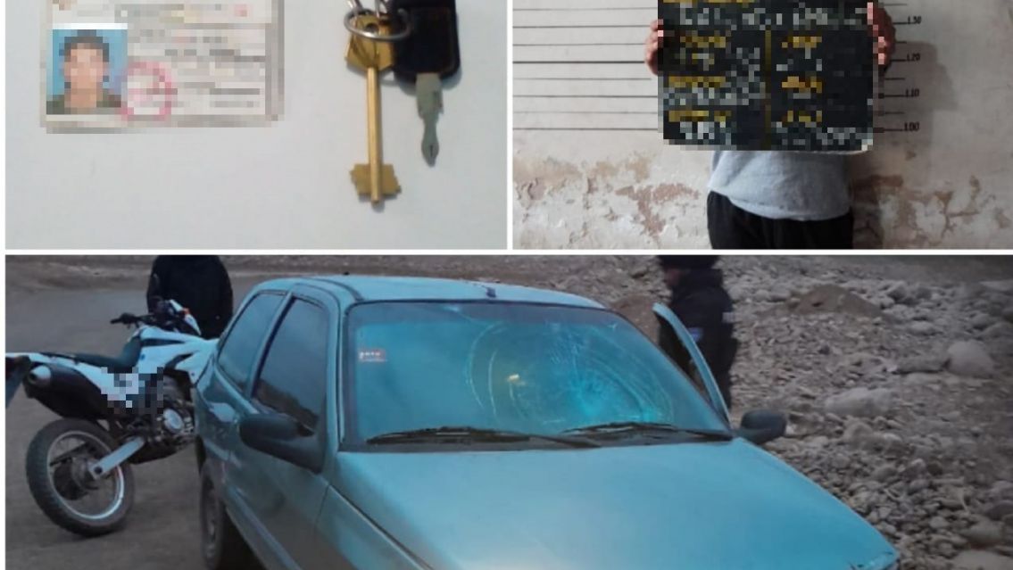 Inseguridad en Libertador: sorprendieron a un delincuente robándose un auto