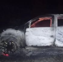 Completamente quemada: apareci&oacute; la camioneta robada a un turista en Jujuy