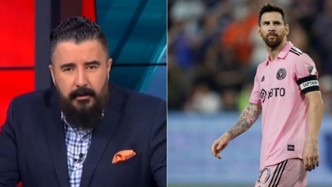 Un conductor mexicano de TV explotó contra el Inter Miami y apuntó directamente contra Lionel Messi