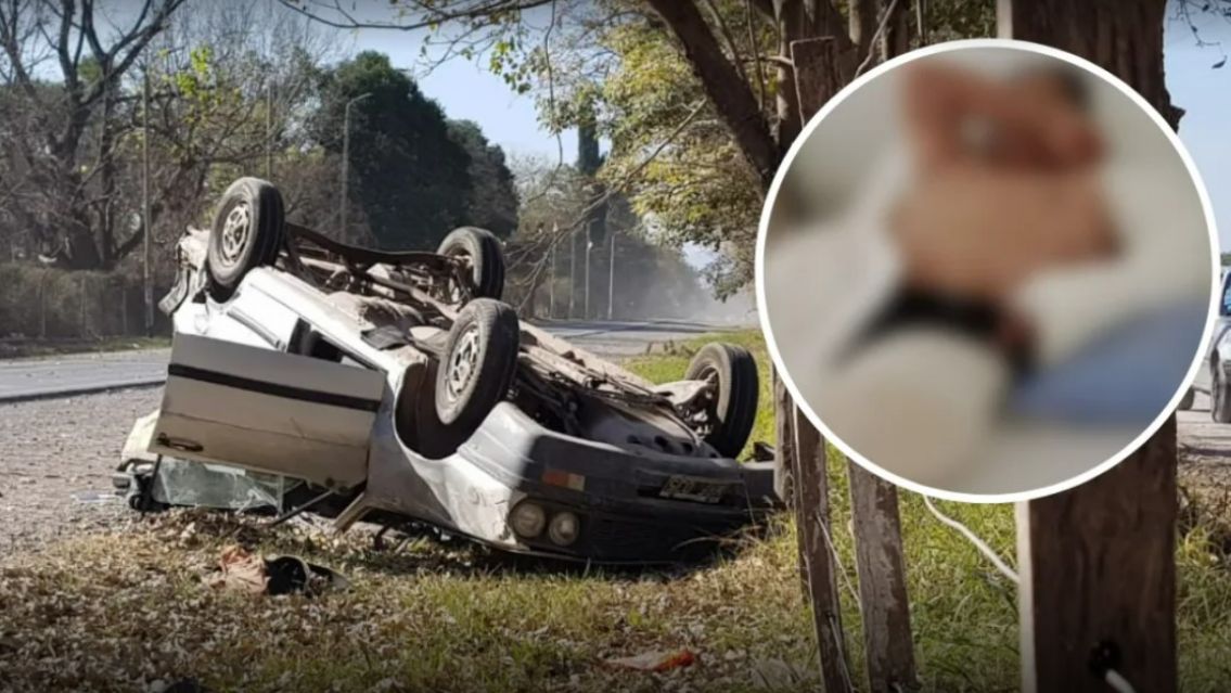 Fue a comer con su hermano, lo chocaron y perdió una pierna