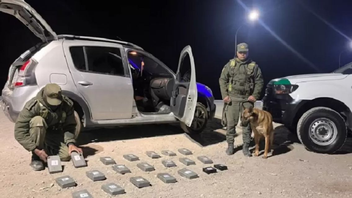 Secuestraron m�s de 20 kilos de coca�na de m�xima pureza en Jujuy