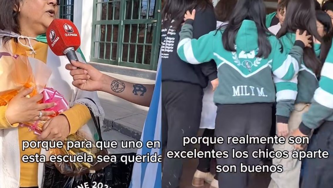 Profesora jujeña fue a trabajar y sus alumnos la hicieron llorar con una sorpresa